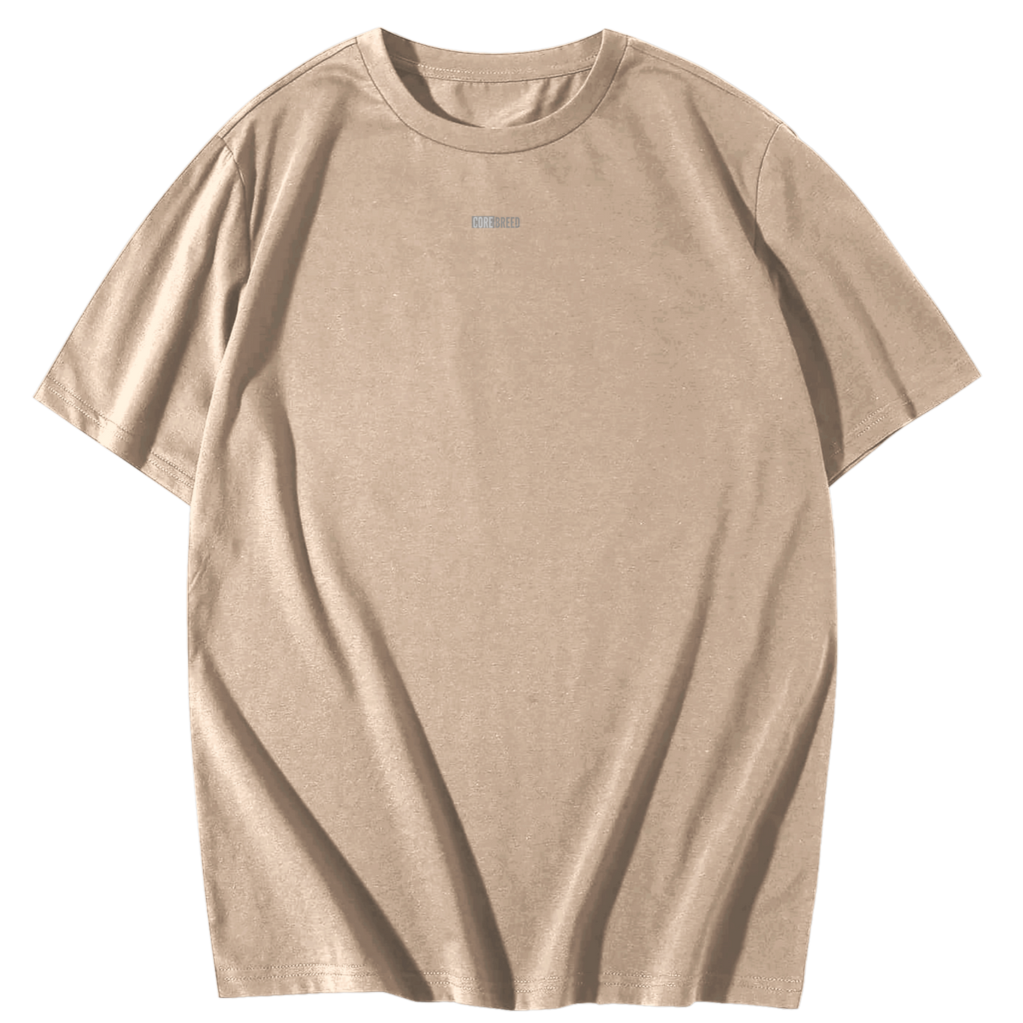 Premium Everyday Oversized Graphic Tee-(Beige)