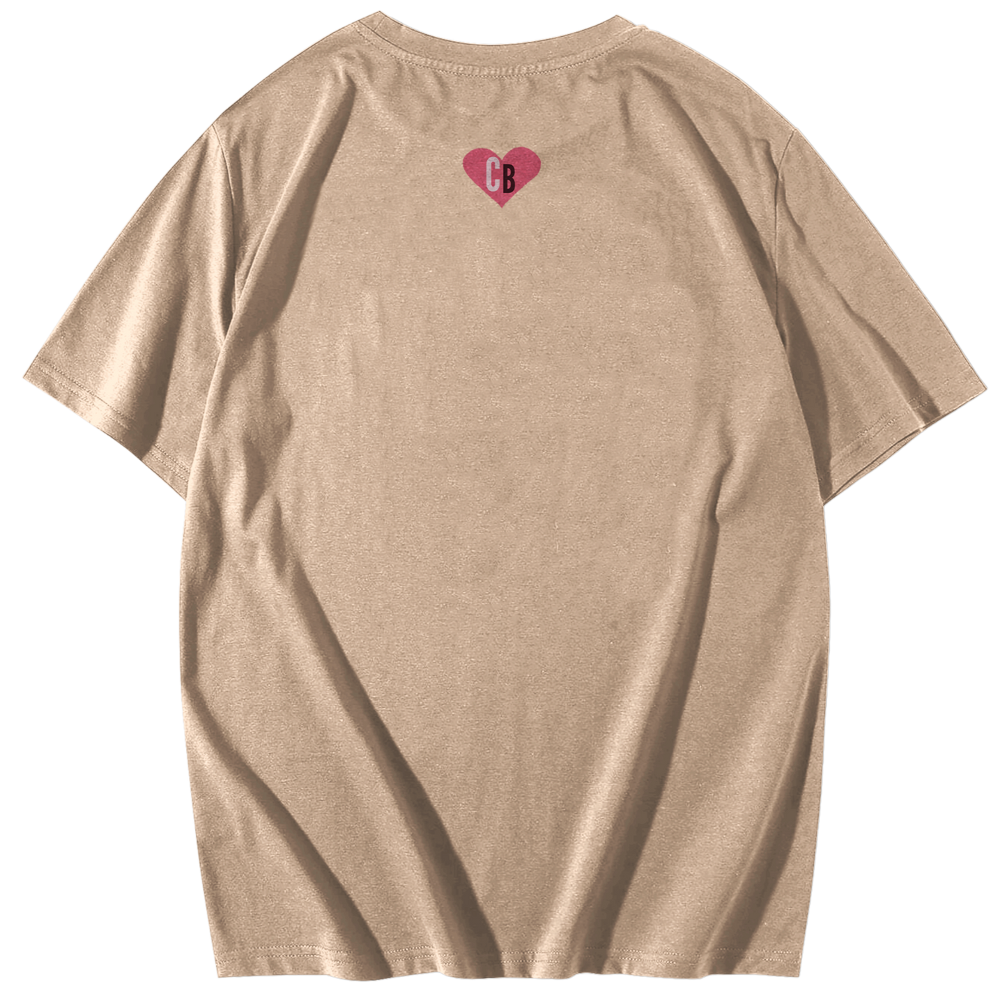 Premium Everyday Oversized Graphic Tee-(Beige)