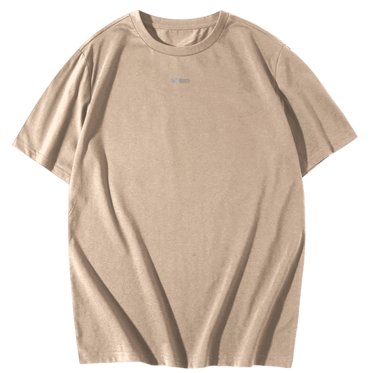 Premium Everyday Oversized Graphic Tee-(Beige)