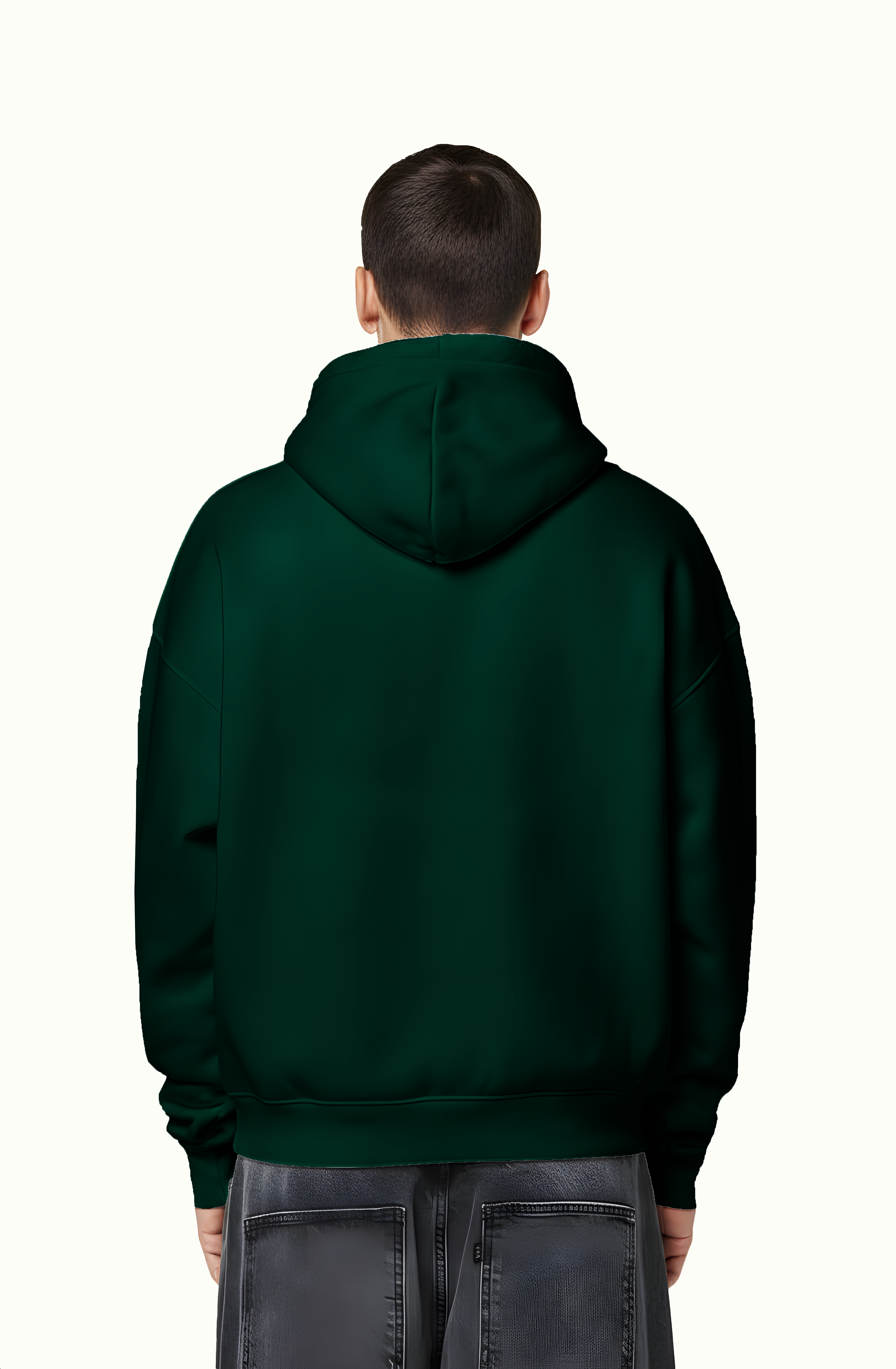 Everyday Basic Hoodie-Bottle Green