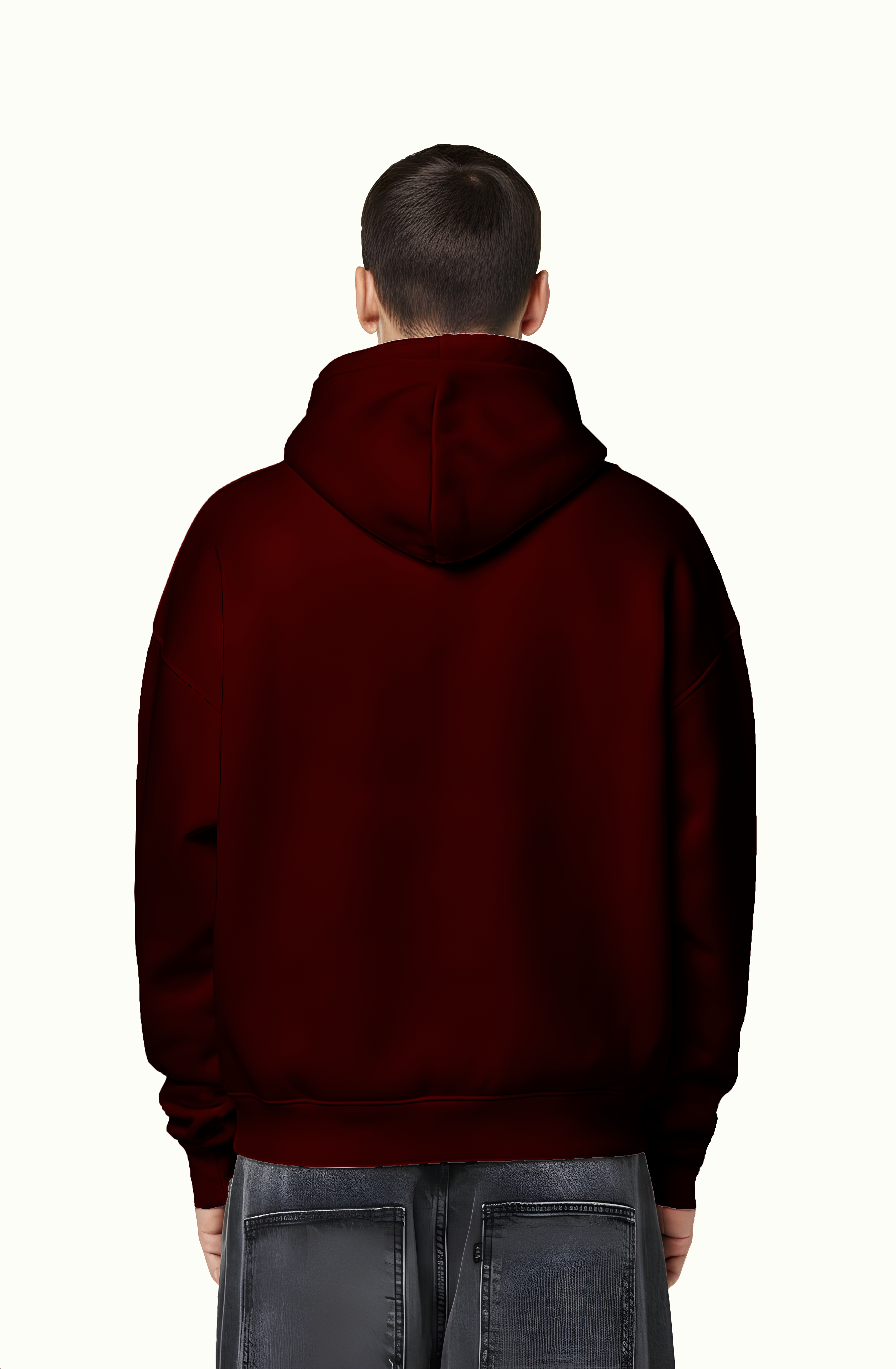 Everyday Basic Hoodie-Maroon