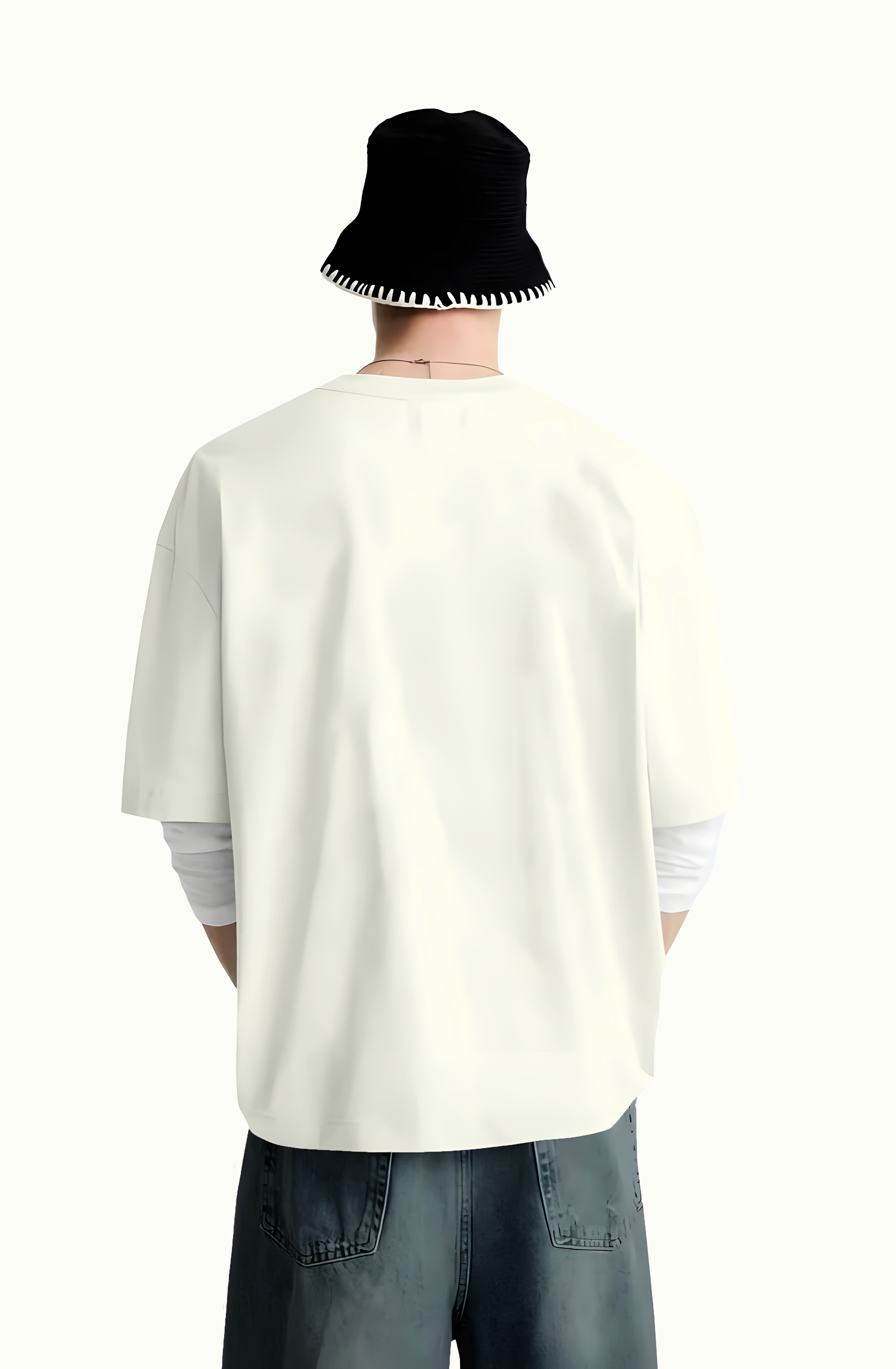 Ivory Premium Oversized Tee