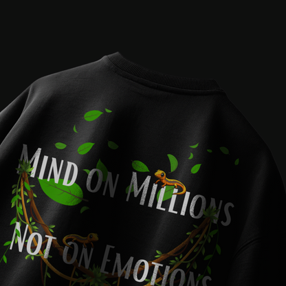 BLACK MATERIALISTIC T-SHIRT