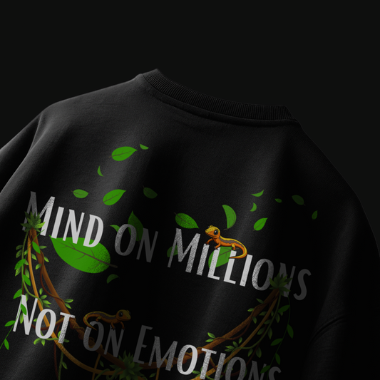 BLACK MATERIALISTIC T-SHIRT