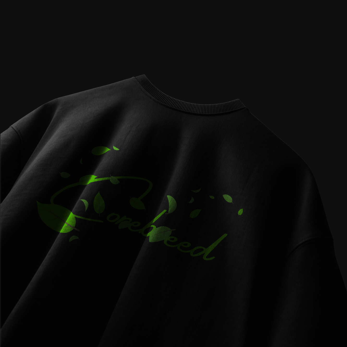 BLACK MATERIALISTIC T-SHIRT