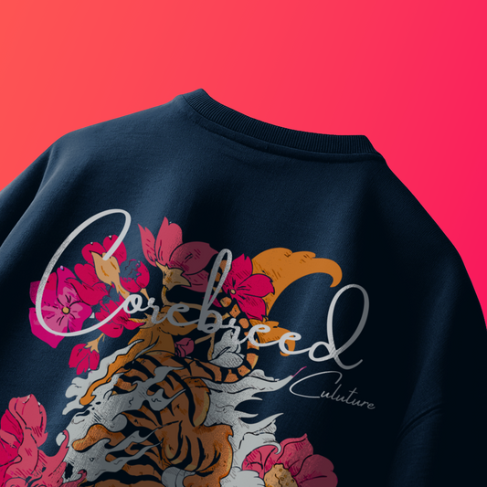 NAVY BLUE TIGER T-SHIRT