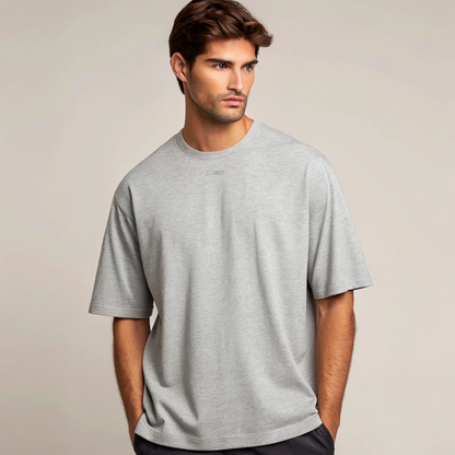 Premium Oversized Everyday Tee - (Ash Grey)