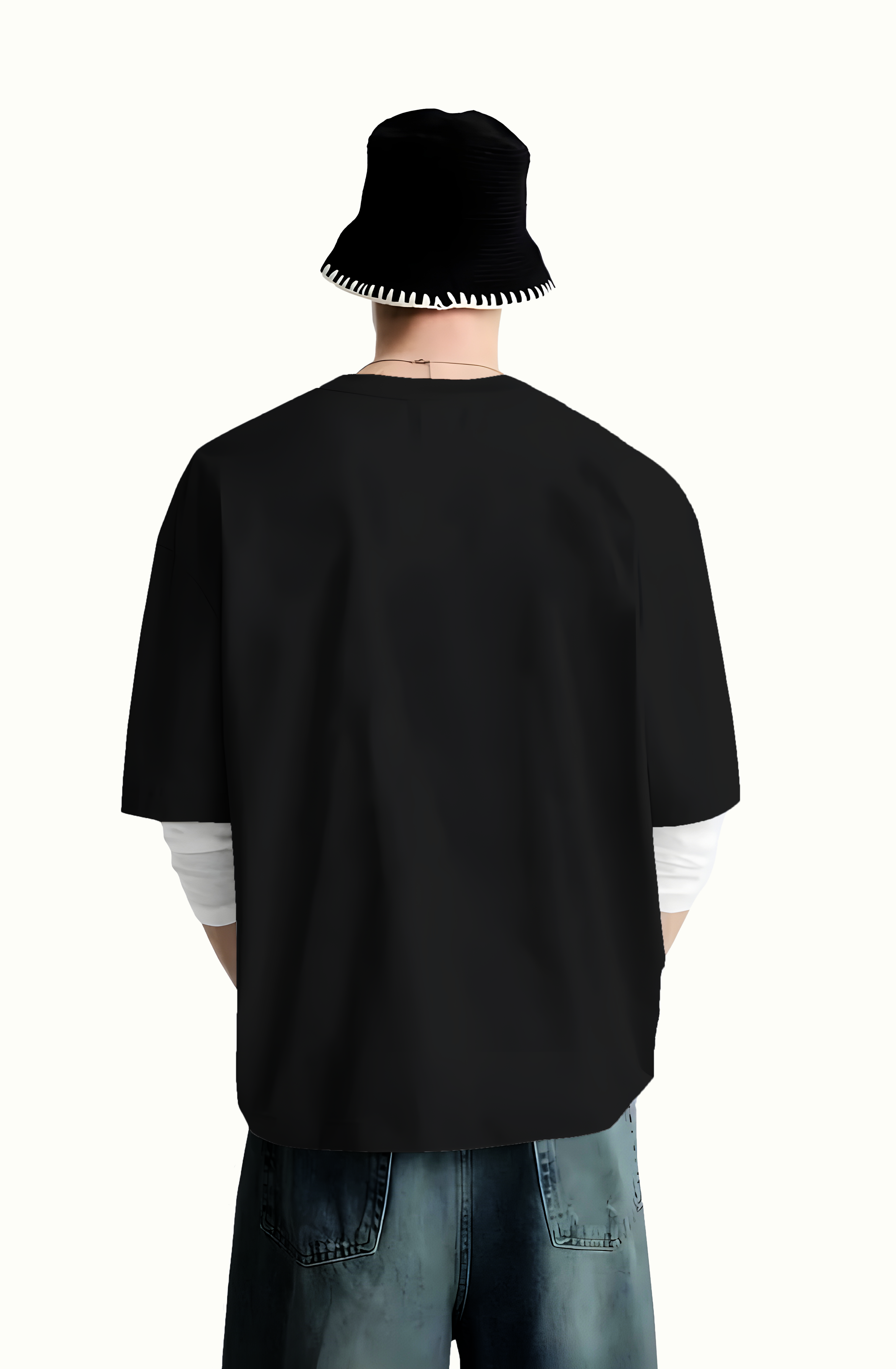 Black Premium Oversized Tee