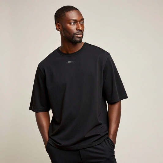 Premium Oversized Everyday Tee - (Black)