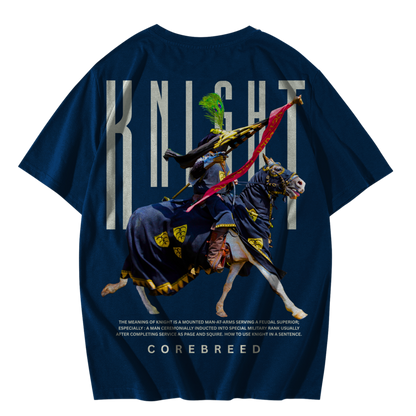 YODDHA-Premium Oversized Graphic Tee(Navy Blue)
