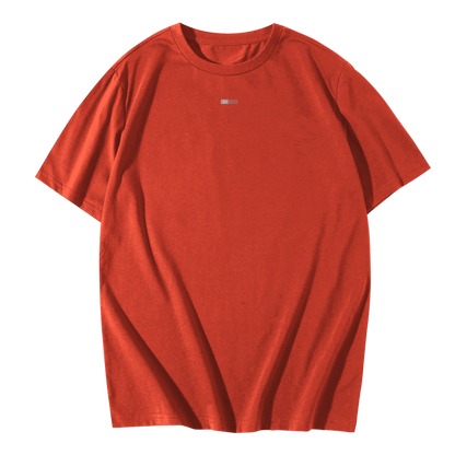 Aag aur Raakh -Premium Everyday Oversized Graphic Tee(Brick Red)