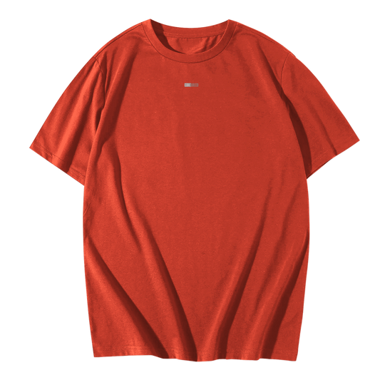 Aag aur Raakh -Premium Everyday Oversized Graphic Tee(Brick Red)