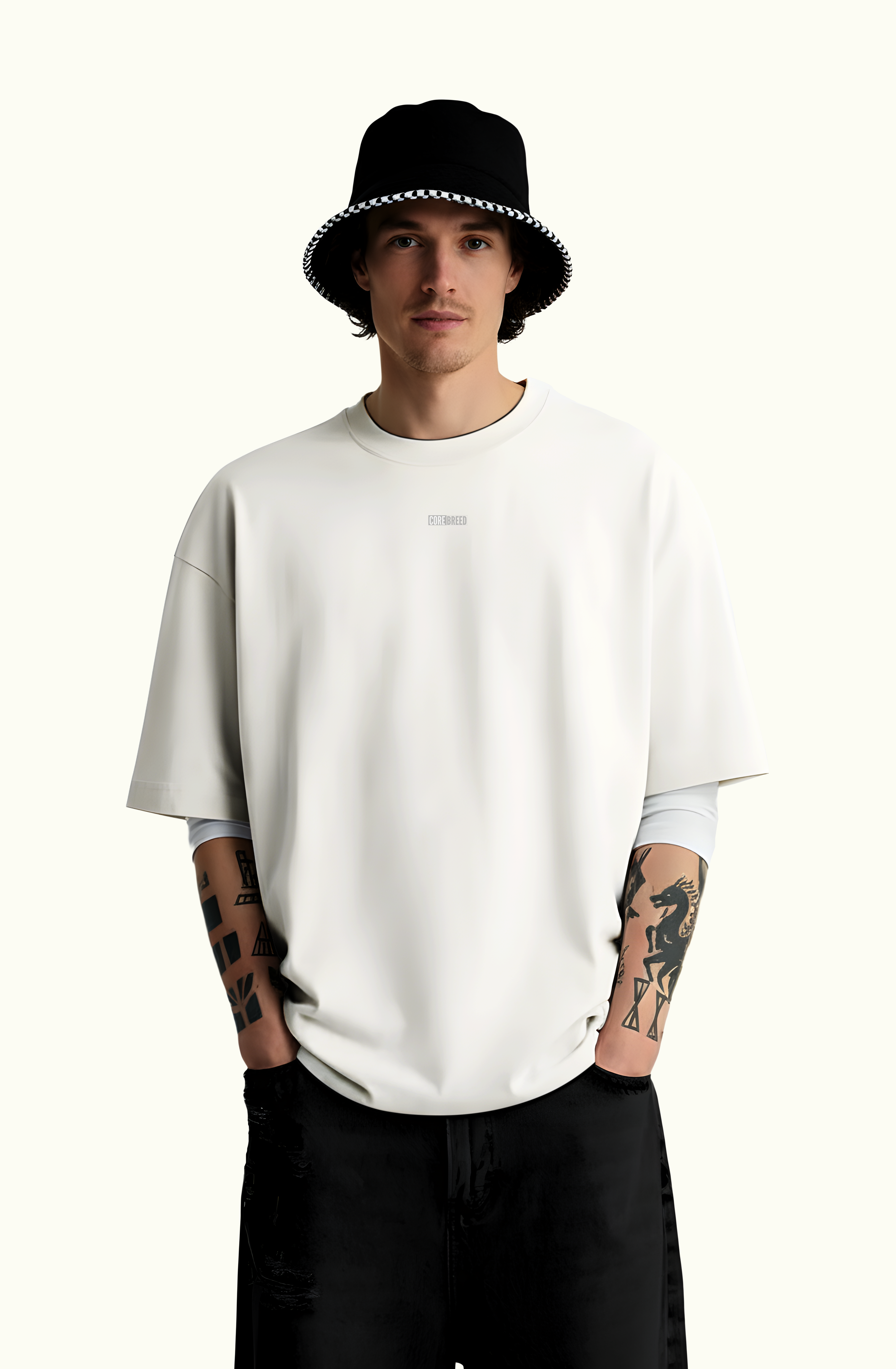 White Premium Oversized Tee